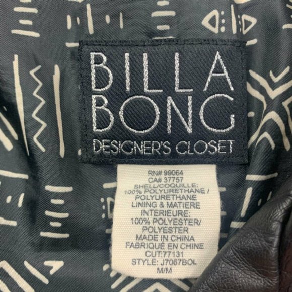 Billabong Womens Long Sleeve Zipper Moto Jacket - Picture 2 of 12